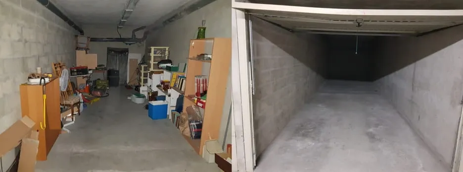 Garage et débarras vidés de fond en comble